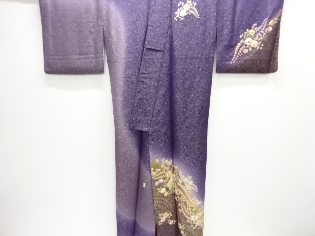  徳永憲峯作　桐屋翠山工房謹製　金通し辻ヶ花訪問着